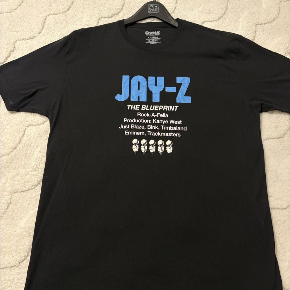 Vintage Classic Material NY - JAY-Z The Blueprint XXL Black TShirt